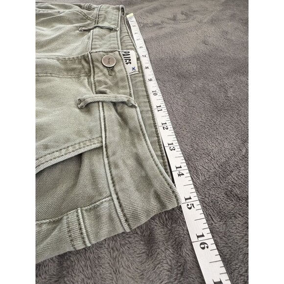 PAIGE Women's Jolie Twill Cargo Pants 29 in Vintage Ivy Green High-Rise Ankle - Picture 7 of 9
